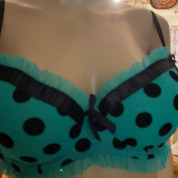Nature intimates poke dot Teal green36B - Picture 5 of 8